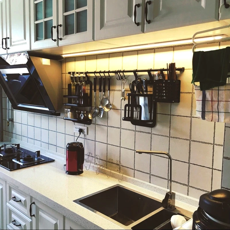 Nordic тип металлический крюк один слой вкусовые Rack экономии места стене висит