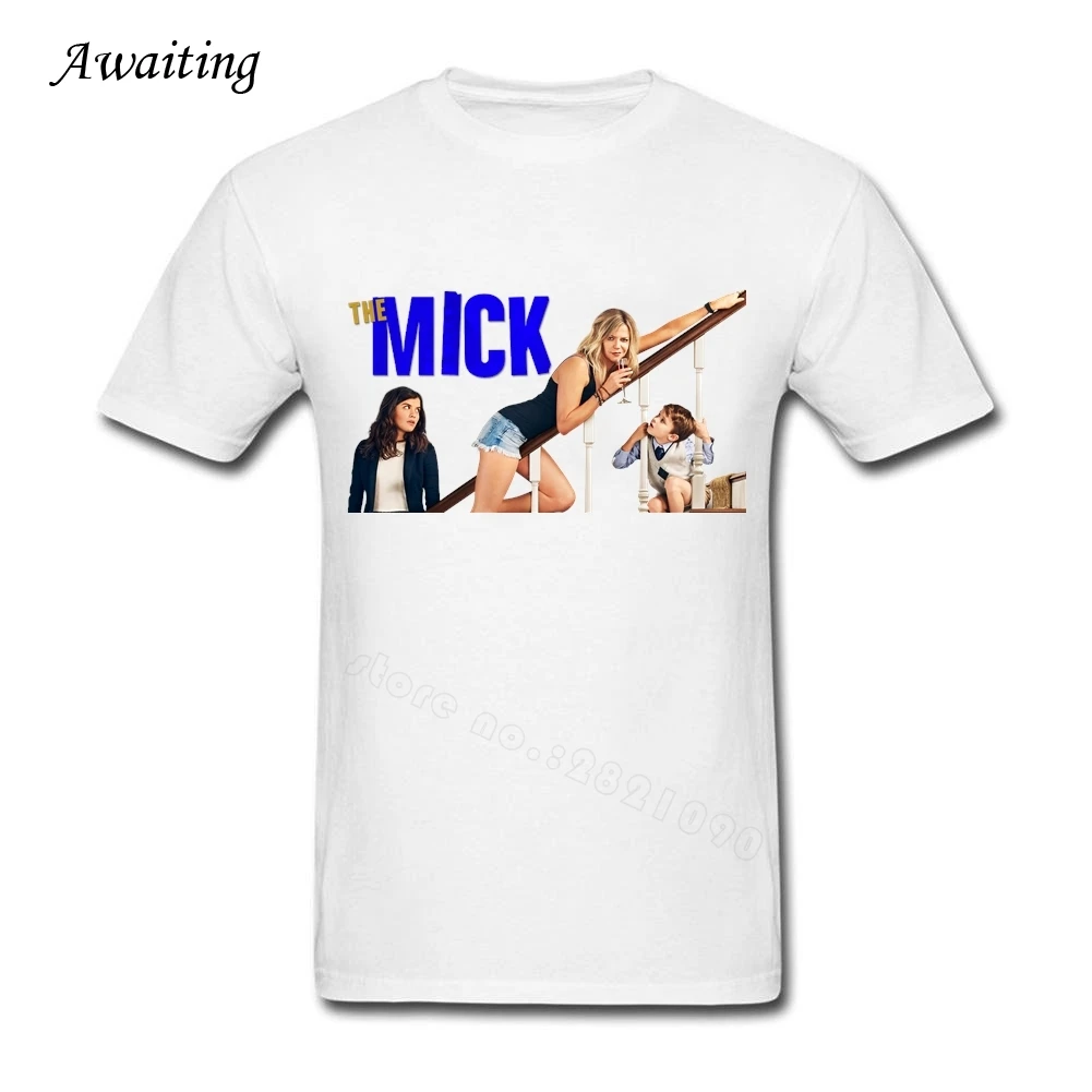 Мик Печатных мужская Футболка С Коротким Рукавом О Образным Вырезом