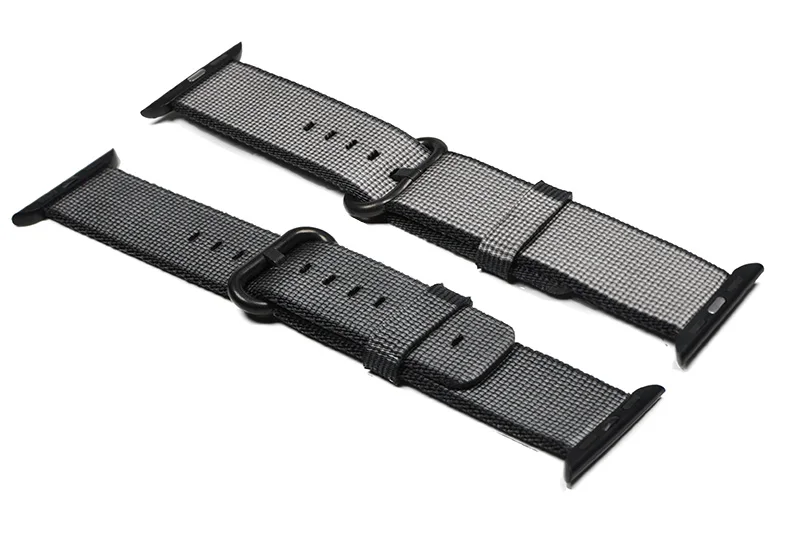 Лямка из нейлоновой ткани для наручных часов Apple watch, версии 44 мм 40 мм, correa, aplle watch 42 мм, 38 мм, браслет на запястье ремень наручных часов Iwatch, 4/3/2/1