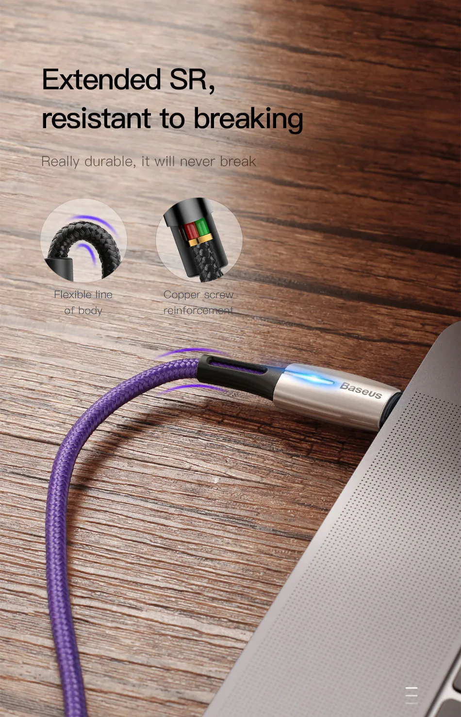 Светодиодный кабель usb type c для быстрой зарядки для samsung xiaomi notebook macbook pro Зарядное устройство usb c PD кабель 2 m 1 m 3A