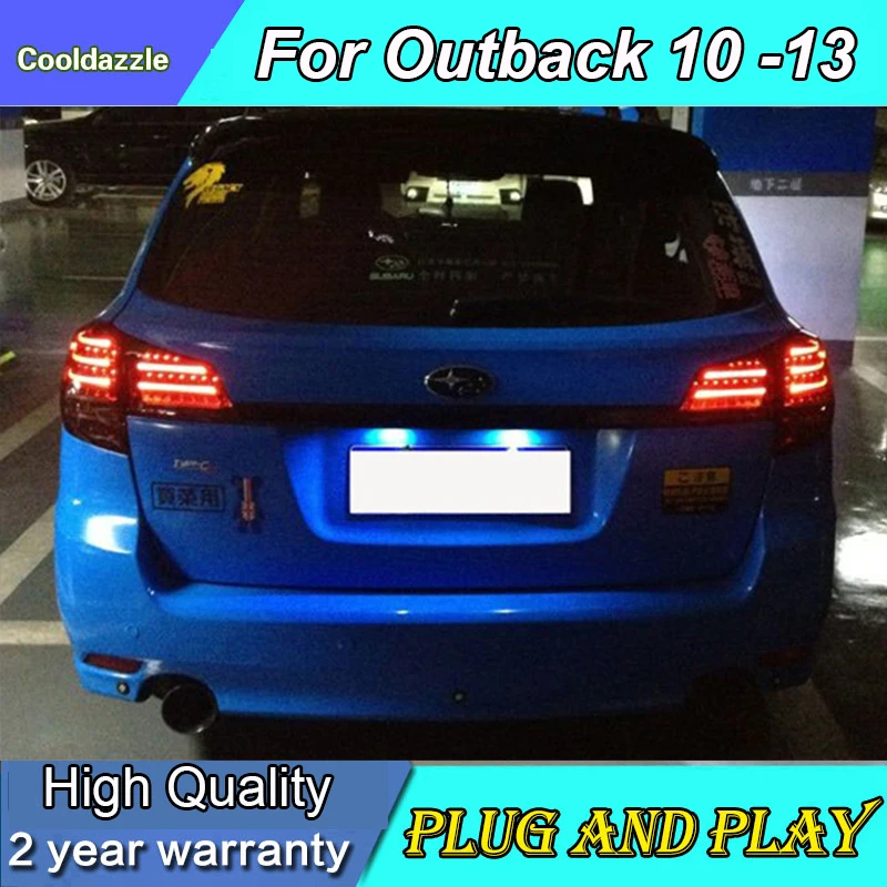 2010 2011 2012 2013 год для Subaru Outback Светодиодная лента задние фонари черный цвет