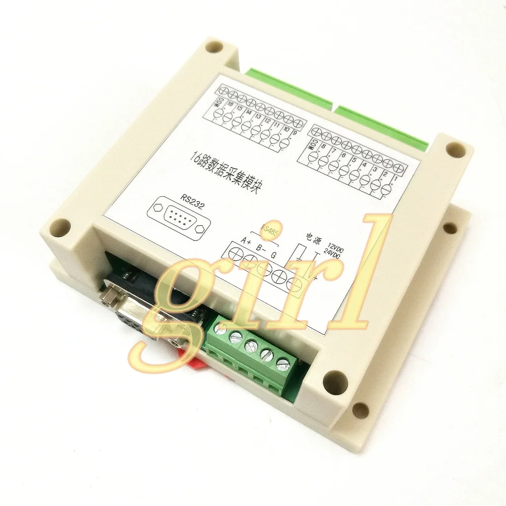 16-канальный аналоговый модуль сбора данных 16AD дополнительная релейная