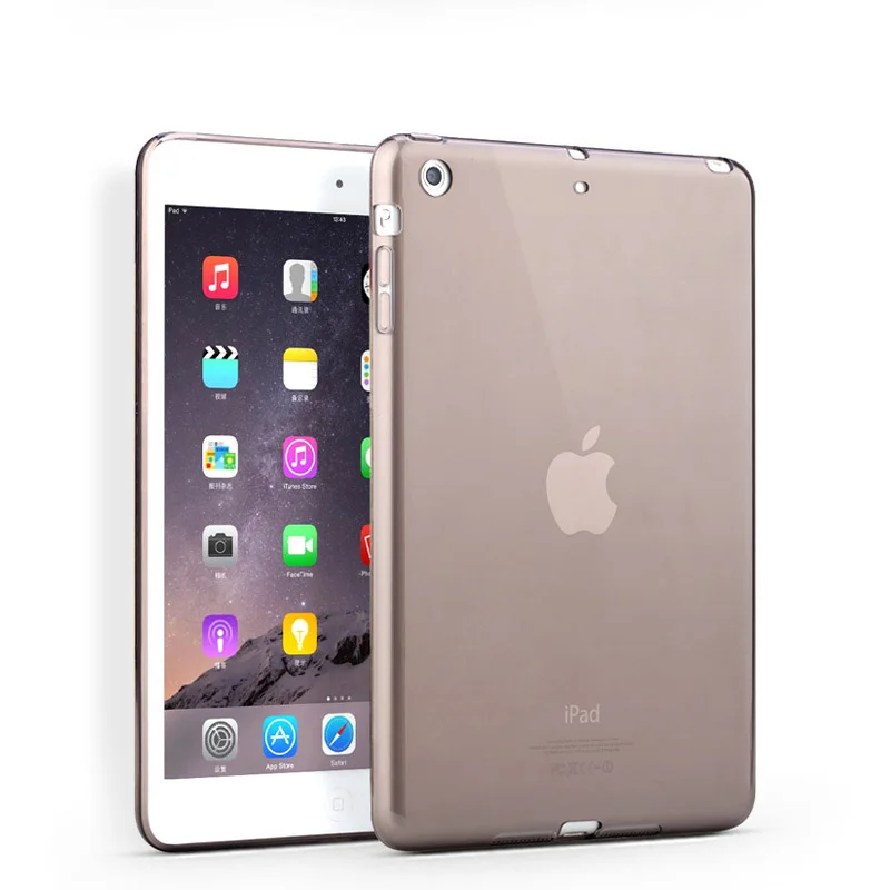 Ультра тонкий чехол для ТПУ iPad Pro Мягкий гель силиконовый прозрачный