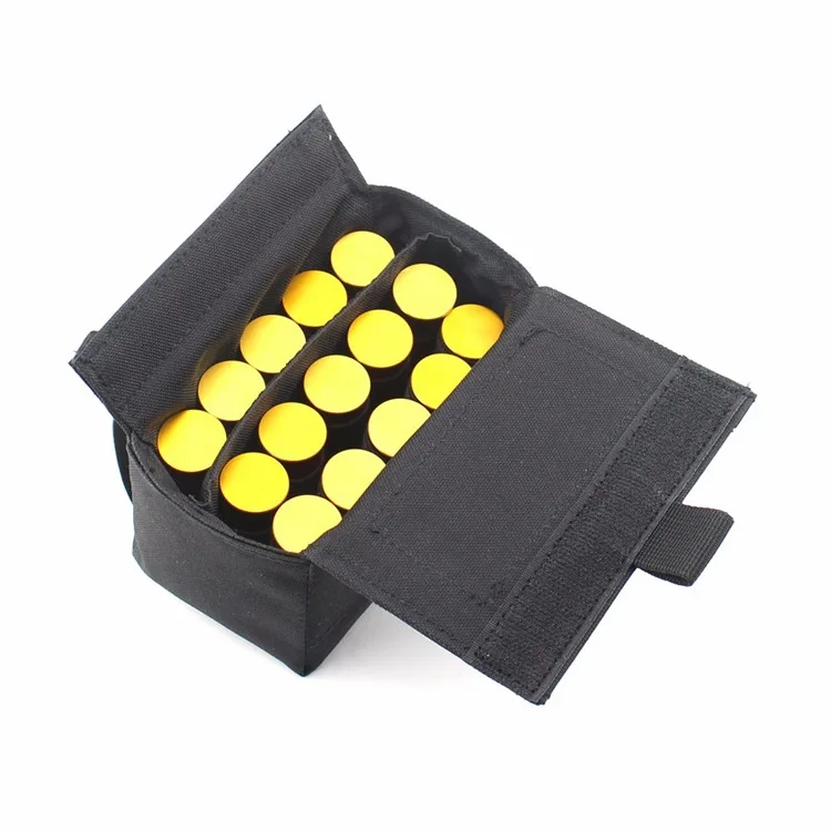 Tactical Molle Magazine Reload Shotshell Holder 15 Rounds Shell Rifle Waist Pouch Mag Green Army Bag | Спорт и развлечения