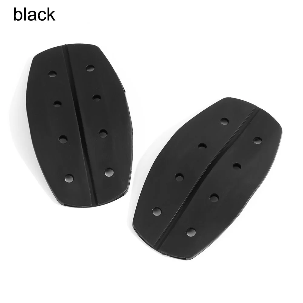 black 2 Новое поступление 2 шт./пара силиконовой мягкой текстуры Нескользящие подплечники вставки бюстгальтера держатель для облегчения боли кожи цветов на выбор - Цвет: black 2
