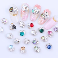 10pcslot 3d mini stack crystal rhinestone nail art jewelry nail art decoration super flash luxury nail accessory nail charms