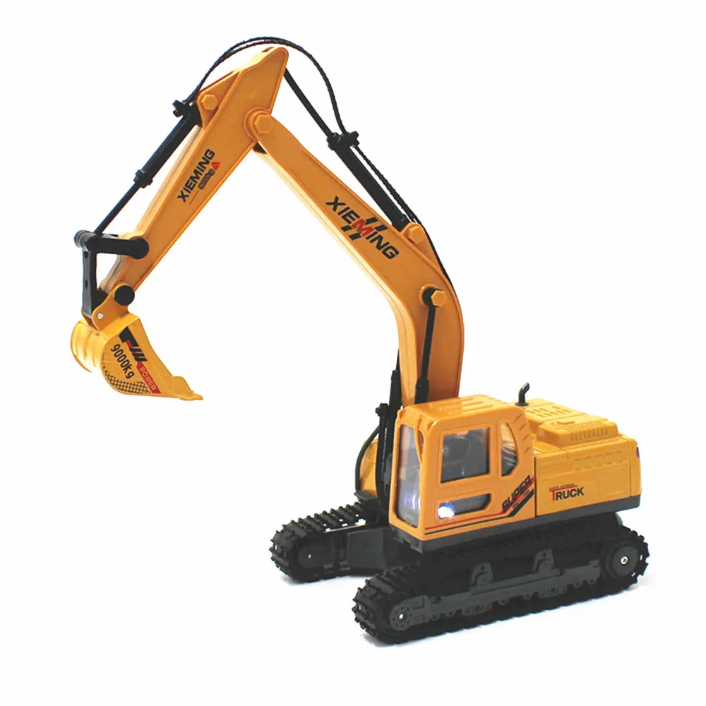 Литый под давлением экскаватор из сплава строительный автомобиль Инженерная