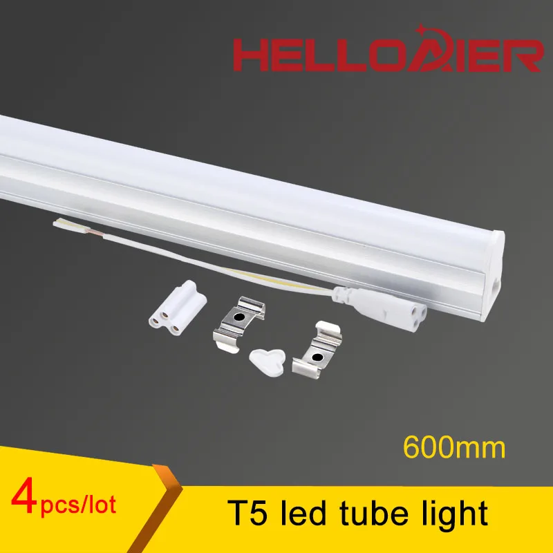 Светодиодная лампа T5 4 шт. 9 Вт 0 6 м интегрированная 48 SMD светодиодный