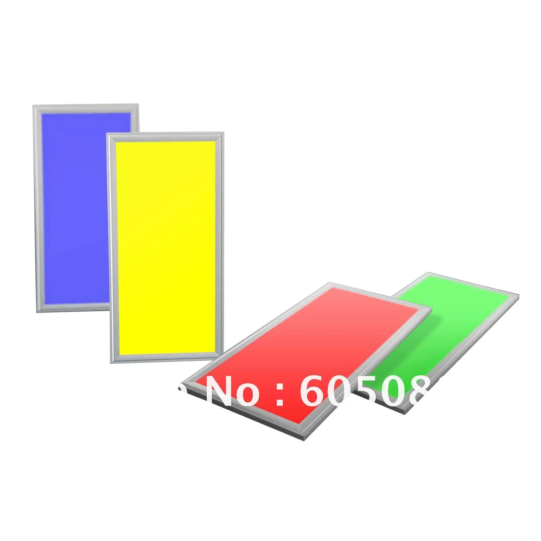 Прямоугольный ультратонкий rgb led светильник 25 Вт 300x600 мм Epistar smd Радужный