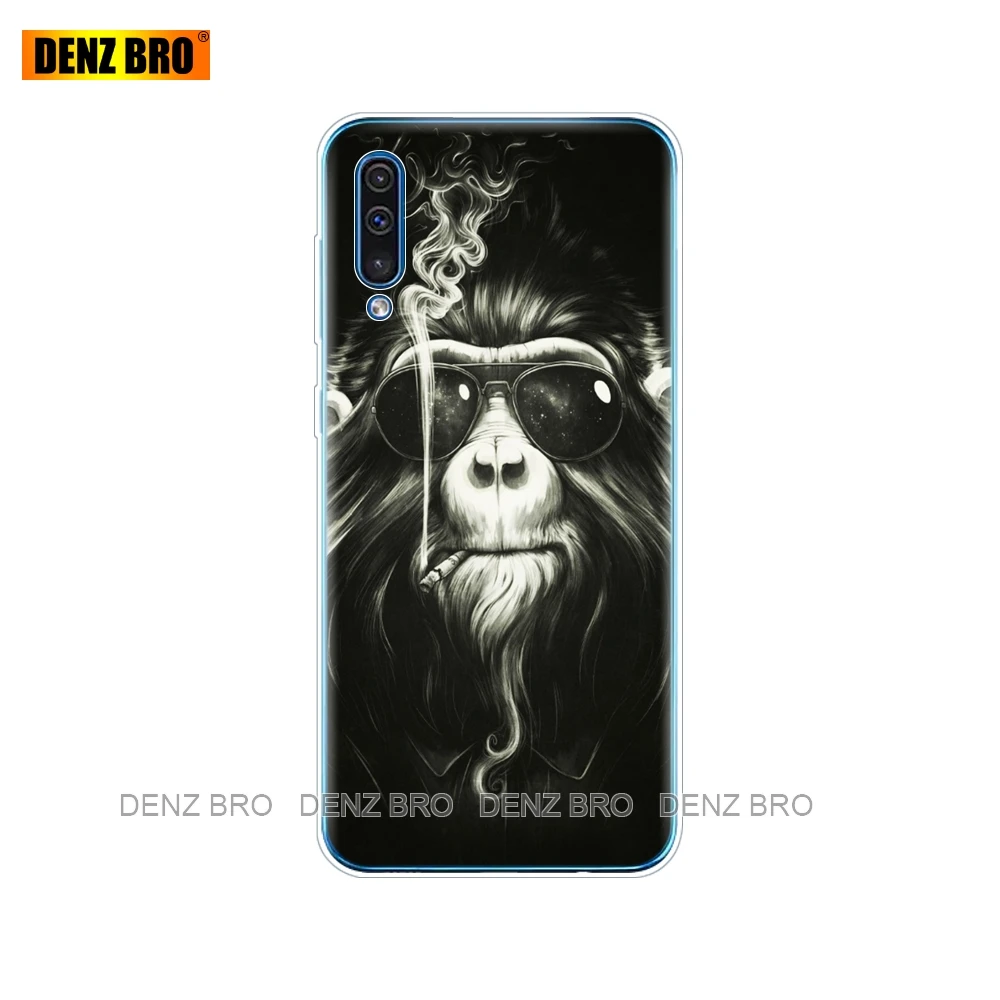 61766 Чехол для Samsung Galaxy A50 с рисунком из силикона и ТПУ, чехол для телефона для Samsung A50 A505 A505F SM-A505F, мягкий чехол 6,4, чехол-бампер - Цвет: 61766