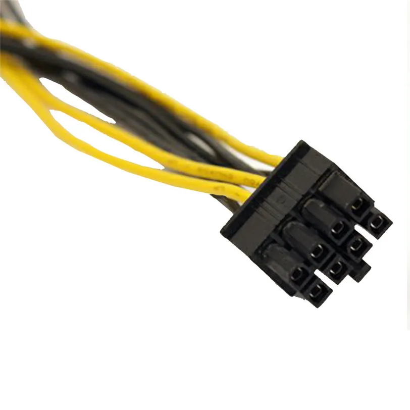 Двойной преобразователь Molex LP4 4 Pin на 8 PCI-E Express адаптер кабель питания провод Jun21