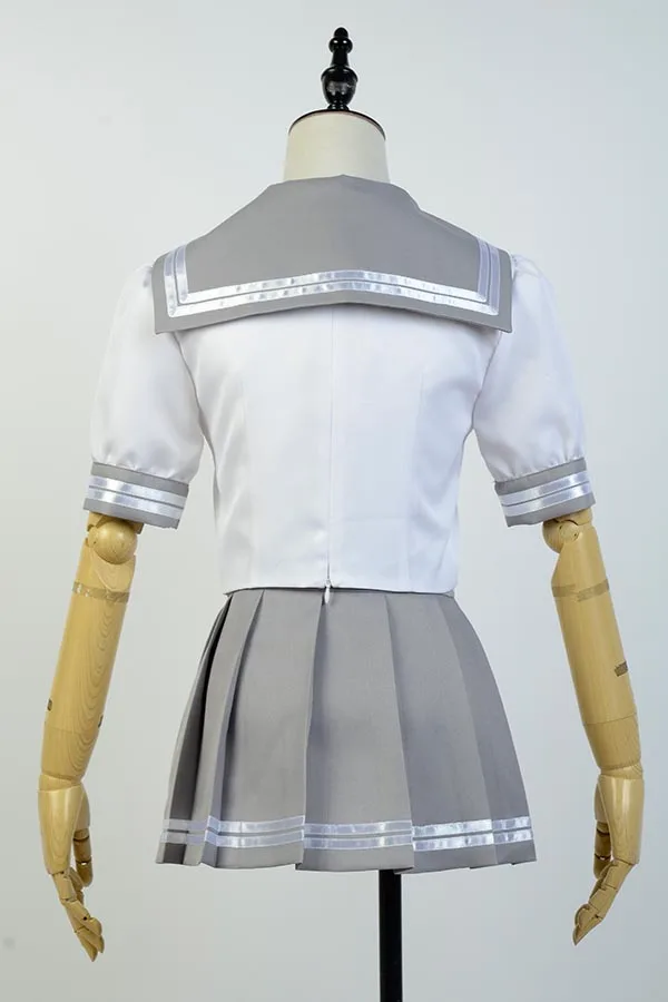 Japanese Anime Love Live Sunshine Cosplay Costume Takami Chika Girls Sailor Uniforms Aqours School Full Sets | Тематическая одежда