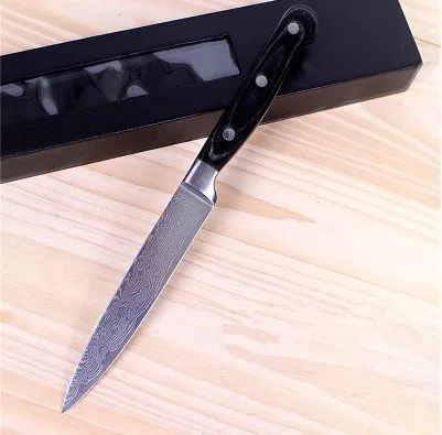 Производители оптовой и Дамасской стали 5 дюймов нож Для Очистки Овощей