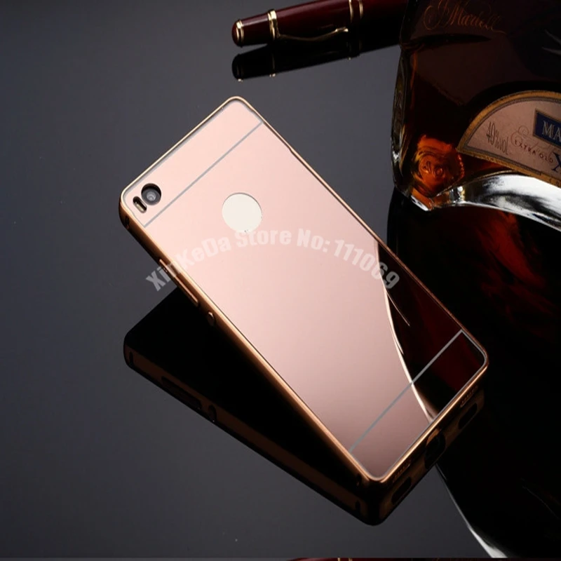 Rose gold Роскошные Алюминий металлический зеркальный корпус для huawei Ascend P9 P8 Lite P7 G8 G7 Коврики камеры одноступенного процесса 8 7 S Nexus 6P Honor 7 7i 6 plus 5x 4x чехол-накладка - Цвет: Rose gold