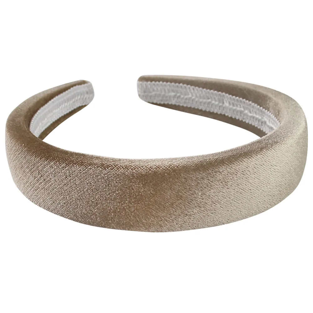 1Pcs Thin Sponge Velvet Hair Band Female Fashion Solid Headbands Headwear Lovely Accessories for Women Drop Shipping |
