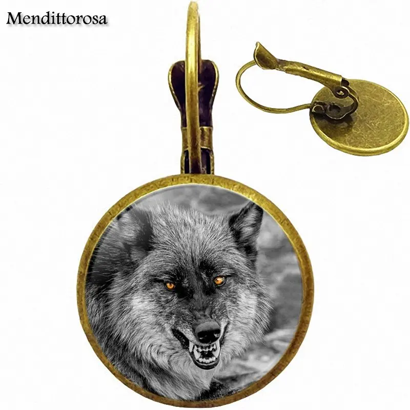 Для мужчин и женщин модные стеклянные серьги ручной работы