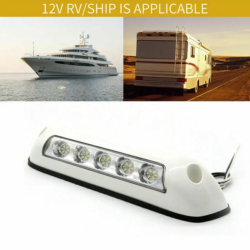 5LED 12V 6W Открытый яхта караван Кемпер светильник водонепроницаемый прожектор для