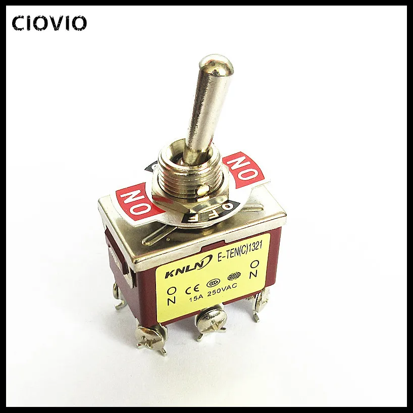 CIOCIO 5 шт. переключатель 15A high end E TEN1321 6PIN двухполюсный однокнопочный