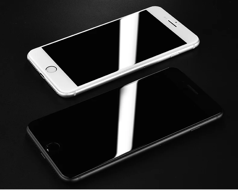 Baixin протектор экрана для iphone X 8 7 plus закаленное стекло для iphone 6 S 6s plus 4D изогнутый край Полное покрытие iphone 7 пленка стекло
