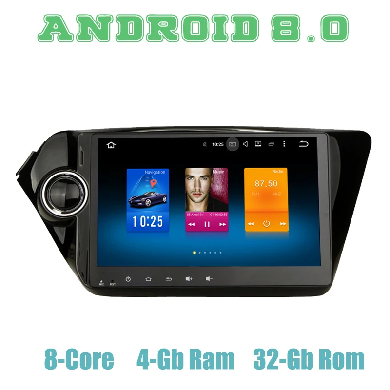 Восьмиядерный px5 Android 8 0 Автомобильный GPS радио плеер для Kia Rio K2 с 4G RAM wifi 4g usb авто