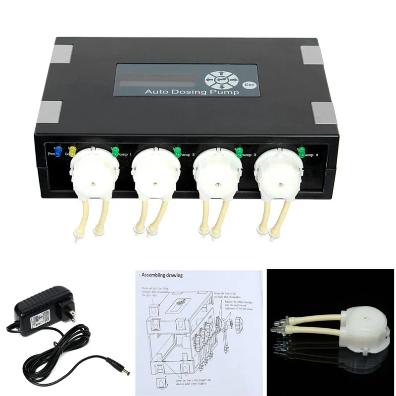 Автоматический дозирующий насос DP 2 3 для аквариума морской воды кораллового рифа