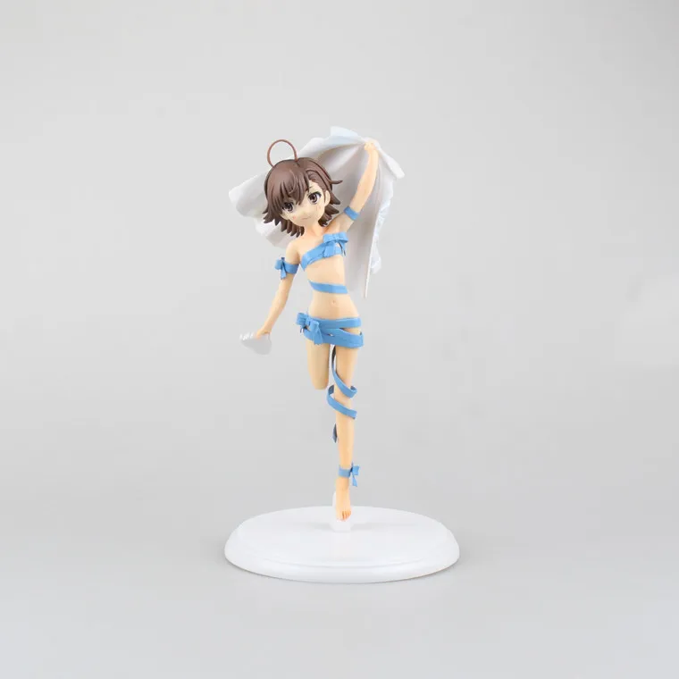 Huong Аниме Фигурка 24 см 2 цвета Toaru Kagaku no Railgun Mikoto Misaka 1/6 Масштаб ПВХ фигурка
