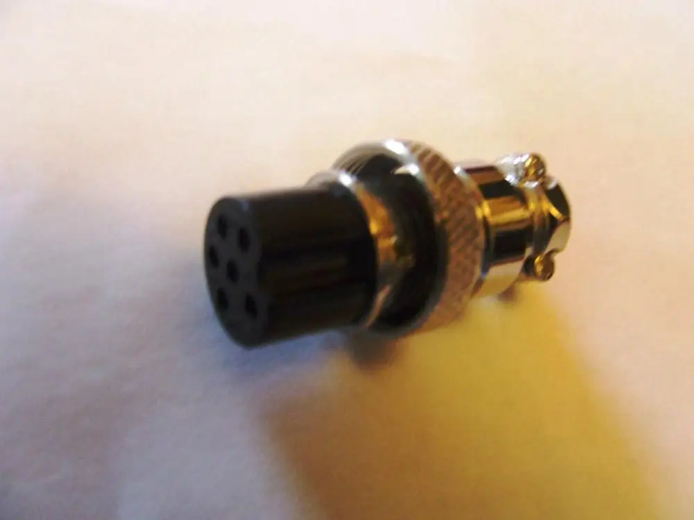 6 Pin Plug 2,3, 4,5, 6,7, 8 9-pin шасси розетки соединяет микрофонный разъем GX16 разъемы, используемые на многих CB радио и Ham радио - Цвет: 6 Pin Plug