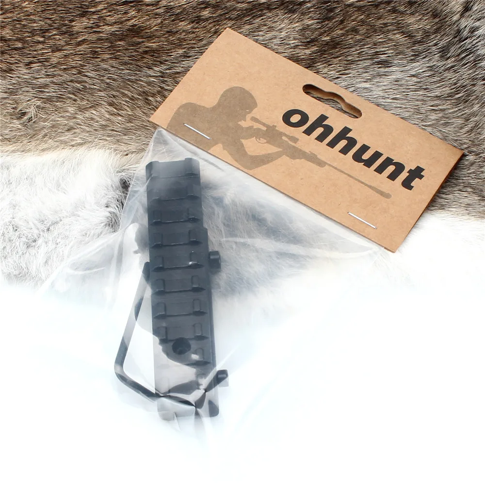 

ohhunt Hunting Scope Mount 11mm Dovetail to 20mm Picatinny Weaver Rail Adaptor Base Aluminum Riflescope Extent Mounts for Rifle