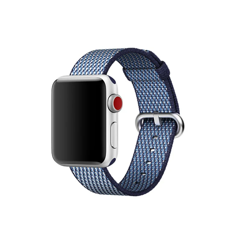 34 Нейлоновый ремешок для Apple Watch 42 мм 44 мм iWatch 38 мм 40 мм тканевый нейлоновый wacthband ремень браслет Apple watch 4 3 2 1 - Цвет ремешка: 34