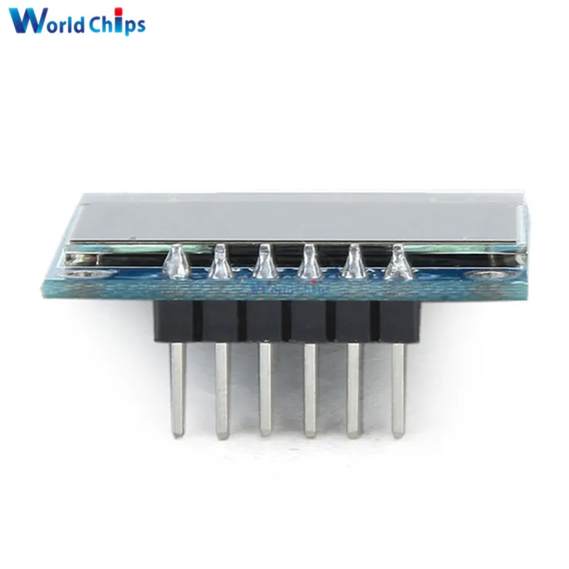 0 96 дюймовый SPI OLED дисплей модуль 12864 6 контактов интерфейс &quotСиний ЖК DIY
