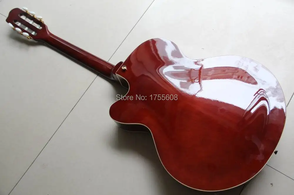 Новая классическая электрическая гитара Китай Гитара вишня классической гитары