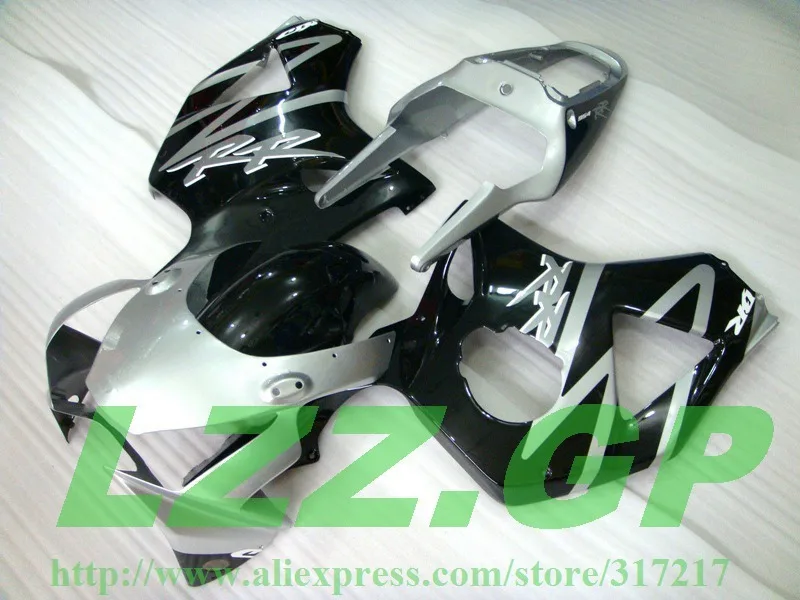 

CBR954 Fairing for HONDA CBR 954 RR 02 03 954RR 2002 2003 CBR900RR CBR 954 2002 2003 Silver black motorcycle fairings
