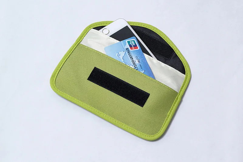 Green GSM 3g 4G LTE gps RF RFID чехол, блокирующий сигнал, защита от радиации, автомобильные ключи, Чехол-Кошелек, Чехол для мобильного телефона 6 дюймов - Цвет: Green