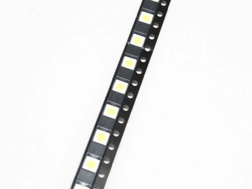 50 ПК-диоды ТВ ПОДСВЕТКА 1 Вт 3 в 3535 SMD светодиодный Televisao холодный белый 100lm 3535 3537 холодный белый с подсветкой ЖК-подсветка для ремонта ТВ