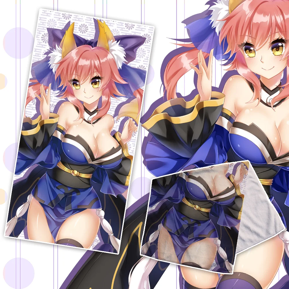 Saber Fate grand order Lancer Scathach линейка Жанна д 'Арк аниме банное полотенце для лица