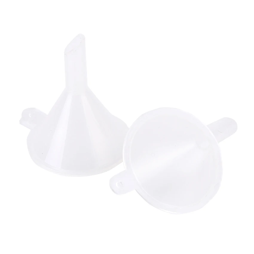 5 шт. прозрачный мини пластиковые воронки Духи Диффузор Масло жидкое Lab