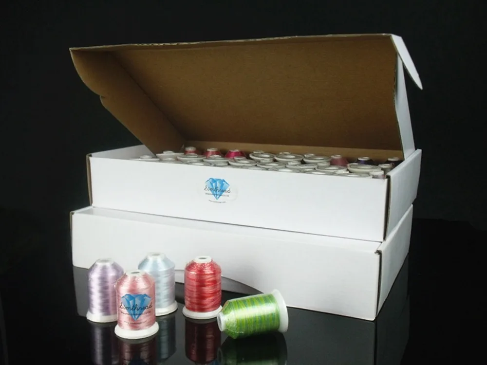 Simthread цвета серии трилобал полиэстер компьютерная машина вышивка нить нити 1000 м *