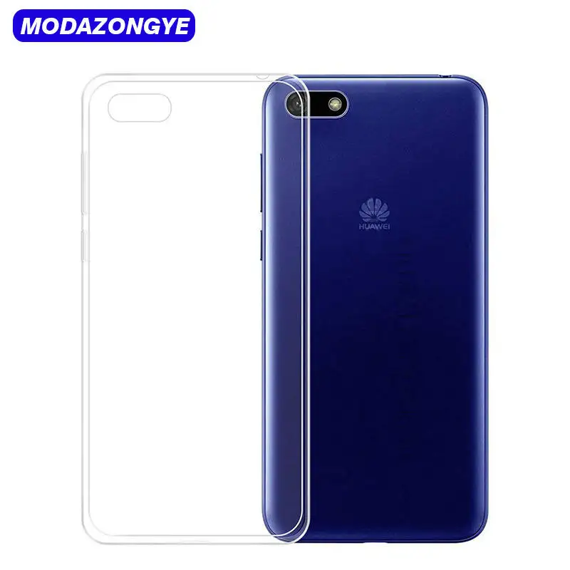 Чехол для Huawei Y5 Lite 2018 мягкая прозрачная задняя крышка из ТПУ чехол телефона Y5lite Y 5