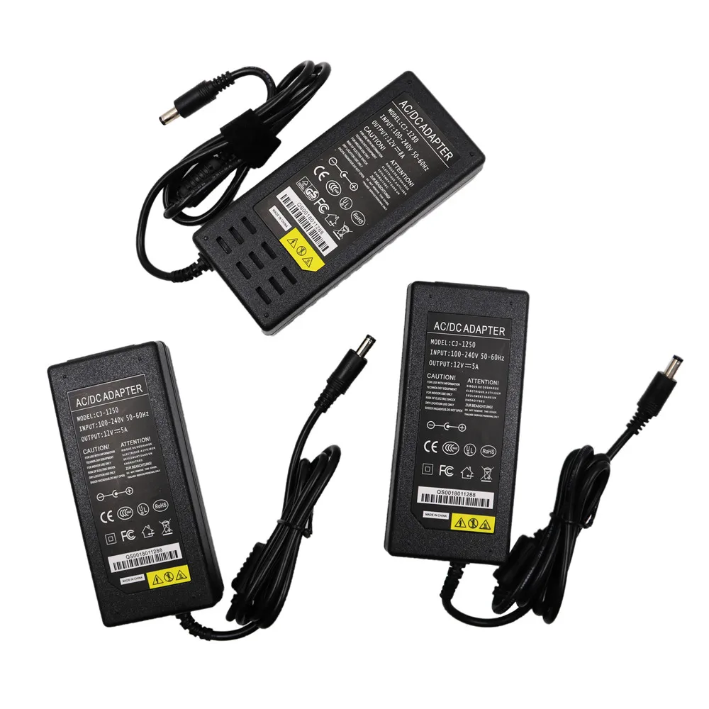 Светодиодный адаптер питания DC12V AC100-240V трансформаторы 1A/2A/3A/5A/6A/8A/10A для светодиодных лент