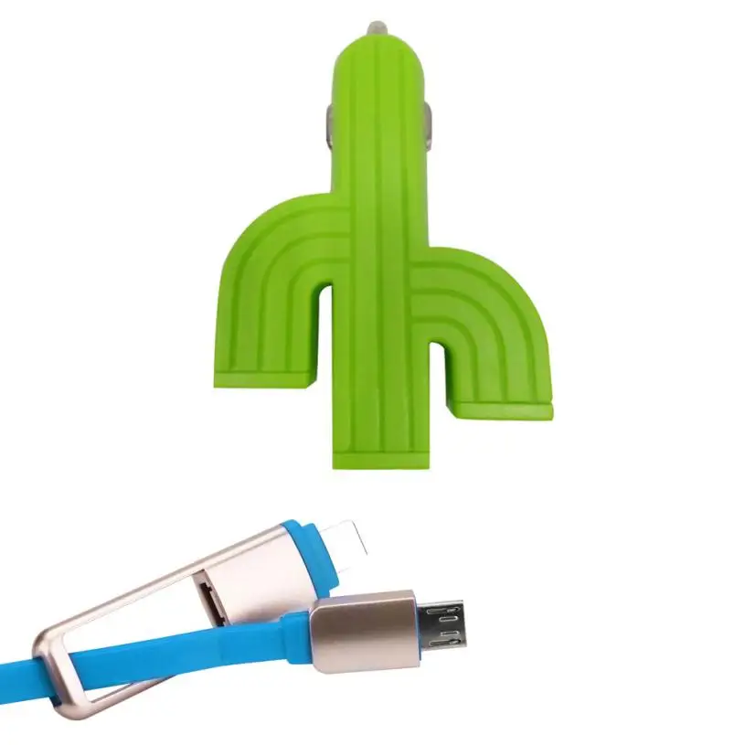 Франшиза автомобильное зарядное устройство для мобильного телефона кактус 3U