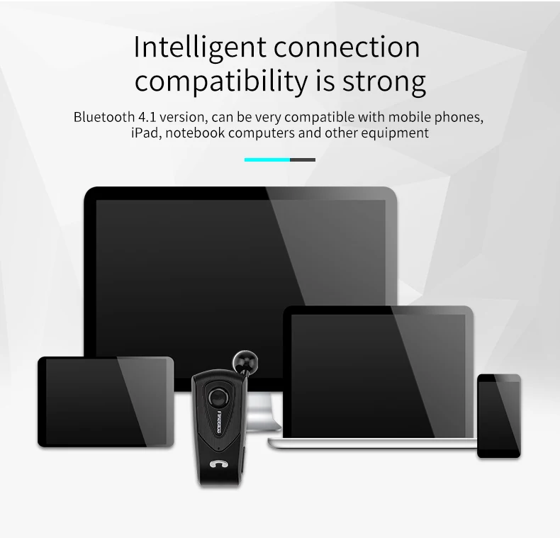 Fineblue F930 Беспроводная деловая bluetooth-гарнитура Freedom с четкостью вызова музыка без привязки Смарт один таг два Bluetooth наушники
