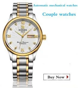 New Listing! BINGER Watches Quartz Watches Men Sport Chronograph Watch Dive Wristwatc Luminous Fashion Male Table B-6013M
