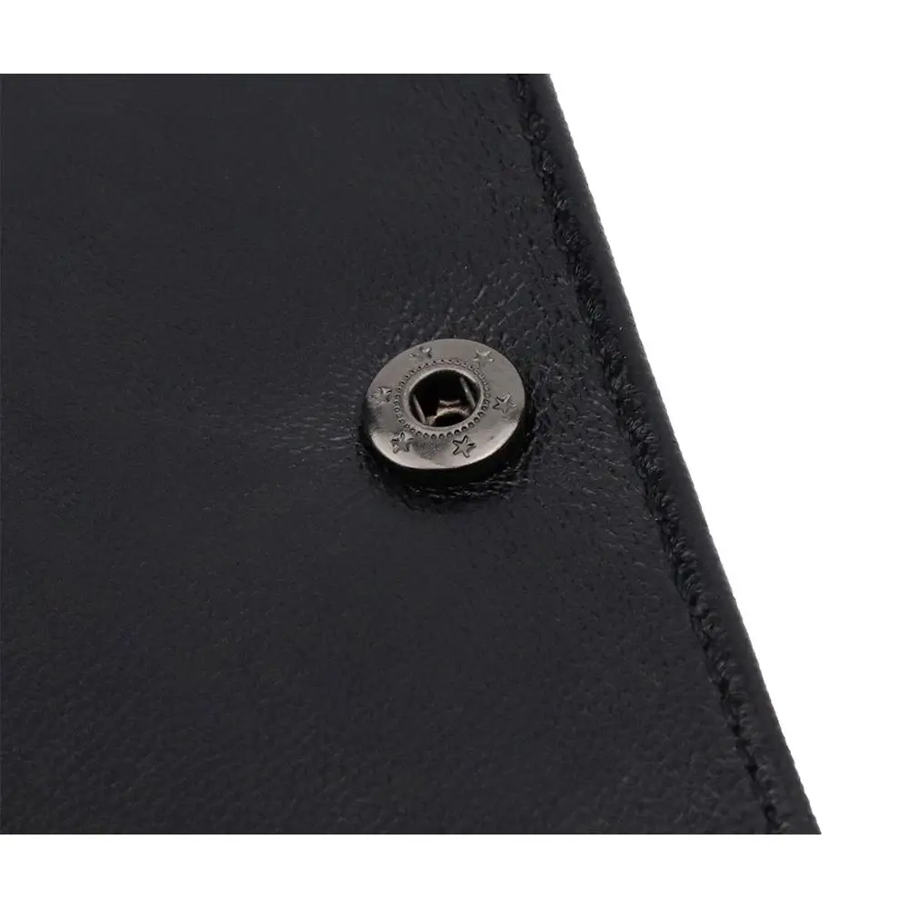 Роскошный короткий кошелек для карт из натуральной кожи модный