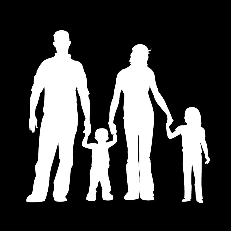 Rylybons 1 шт. 3D автомобильный Стайлинг стикер s A Happy family автомобильные наклейки и