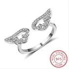 Женское Обручальное кольцо из серебра 925 пробы с фианитом