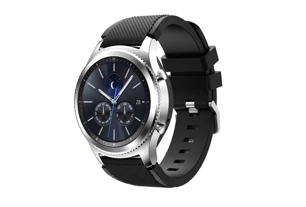 Gear S3 Frontier/классический ремешок для часов, 22 мм мягкий силиконовый ремешок для замены часов для samsung gear S3