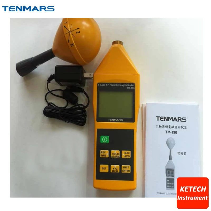 3-осевой измеритель напряжения поля RF Тестер EMF TM196 | Инструменты