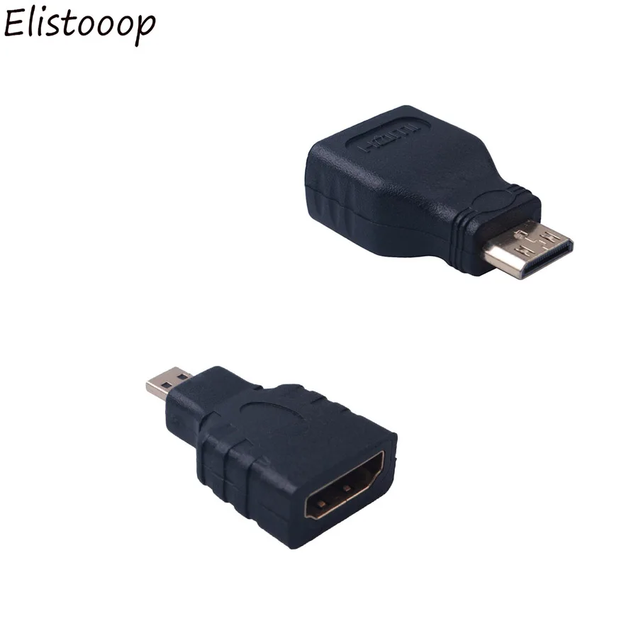 Elitooop 1 комплект HDMI в Mini + Micro HD адаптер конвертер Разъем для Vedio TV Xbox 360 HDTV 1080 Новый