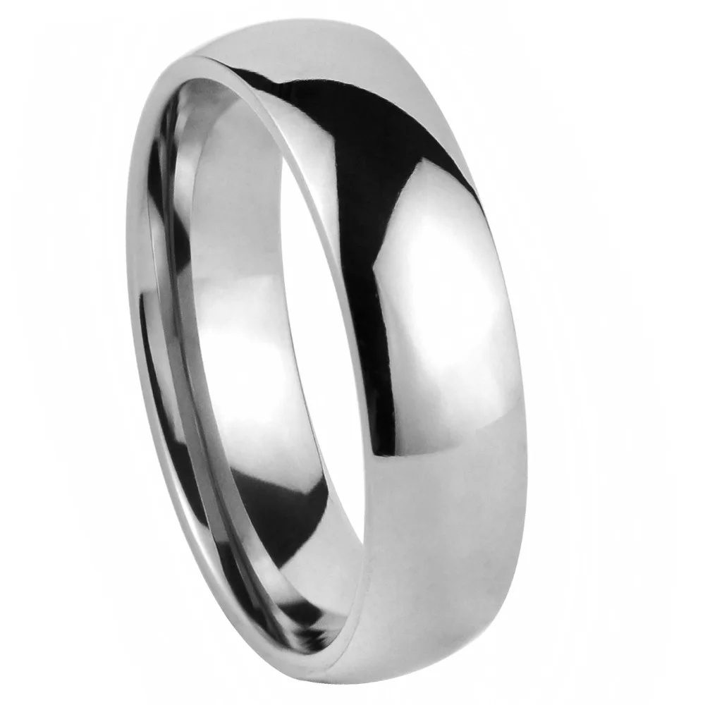 Купольный титановый свадебный браслет для женщин width 5MM/TIRI001W5P|titanium wedding band|wedding