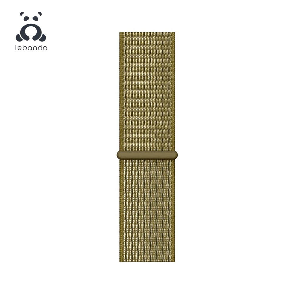 R Olive Flak Lebanda Sport loop для apple watch 5, 4, 3, 2, 1, ремешок для iwatch 38, 40, 42, 44 мм, тканый нейлоновый ремешок, Аляска, синий - Цвет ремешка: R Olive Flak
